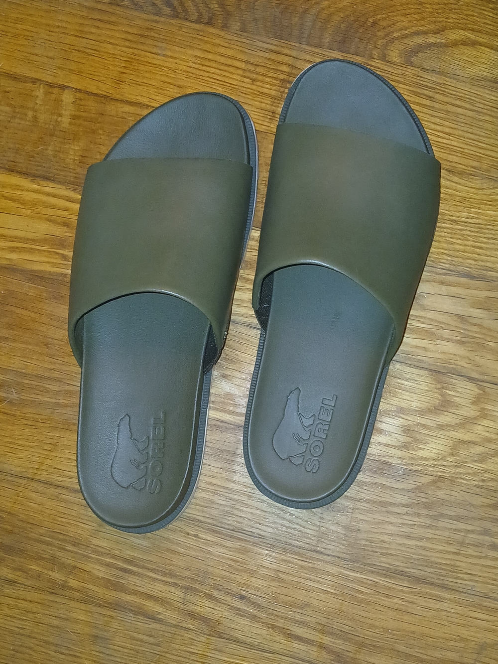 Sorel Men's Olive Green Slide Sandals